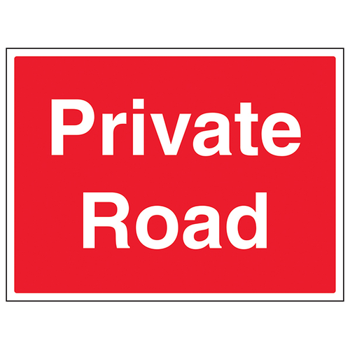 Private Road Safety Sign Large Landscape Durable For Owners