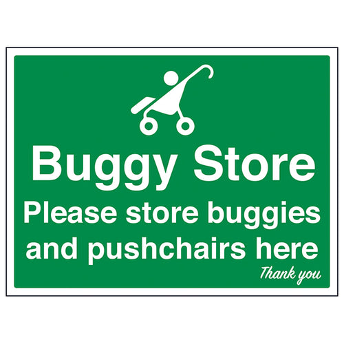 Buggy Store Self Adhesive Safety Sign Essential For Schools
