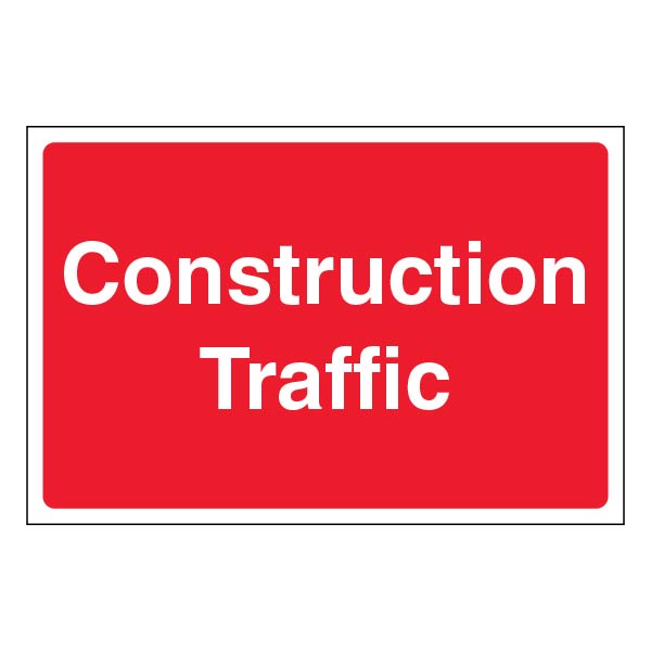 Construction Traffic Safety Sign Durable Heavy Duty Sites