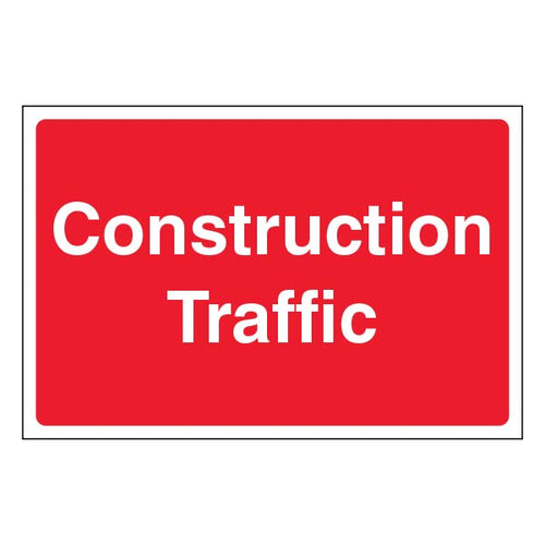 Construction Traffic Safety Sign Durable Heavy Duty Sites
