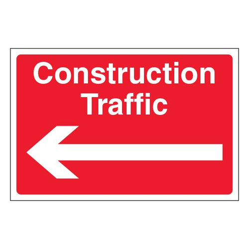 Traffic Arrow Left Safety Sign Heavy Duty Large For Sites
