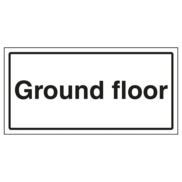 Ground Floor Safety Sign Clear Direction For Workplaces