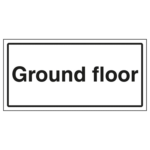 Ground Floor Safety Sign Clear Direction For Workplaces