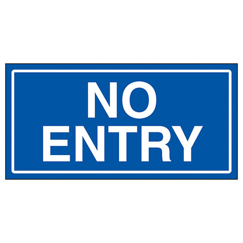 No Entry Safety Sign Clear Stairway Navigation For Staff