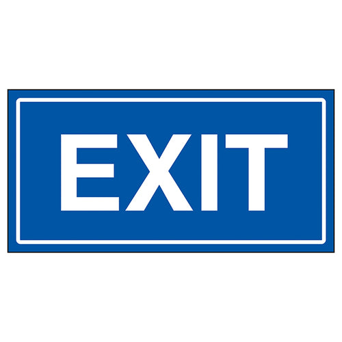 Exit Safety Sign Durable Visible Stairway For Staff Guests
