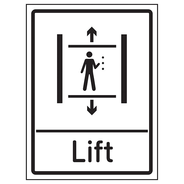 Lift Safety Sign Essential Wayfinding For Staff Use