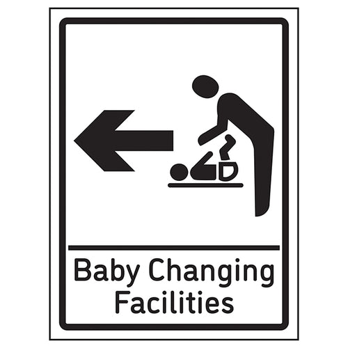 Baby Changing Facility Safety Sign Self Adhesive For Public