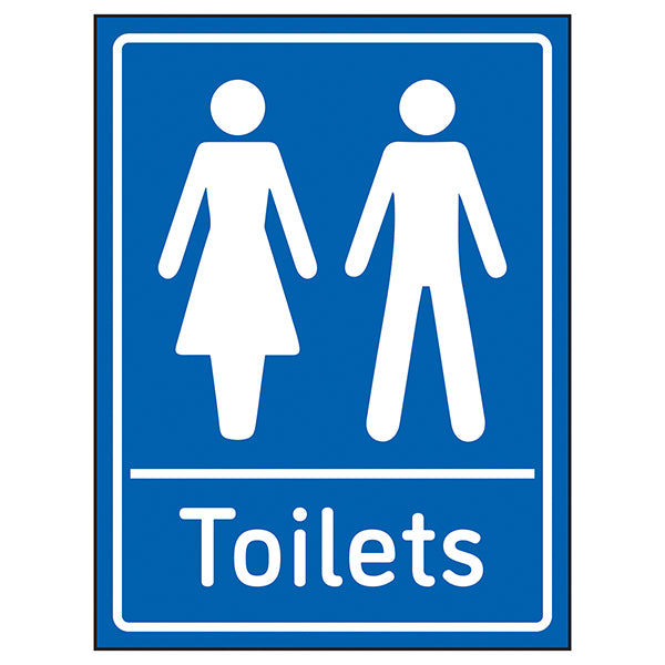 Toilets Safety Sign Visible Compliant For Businesses