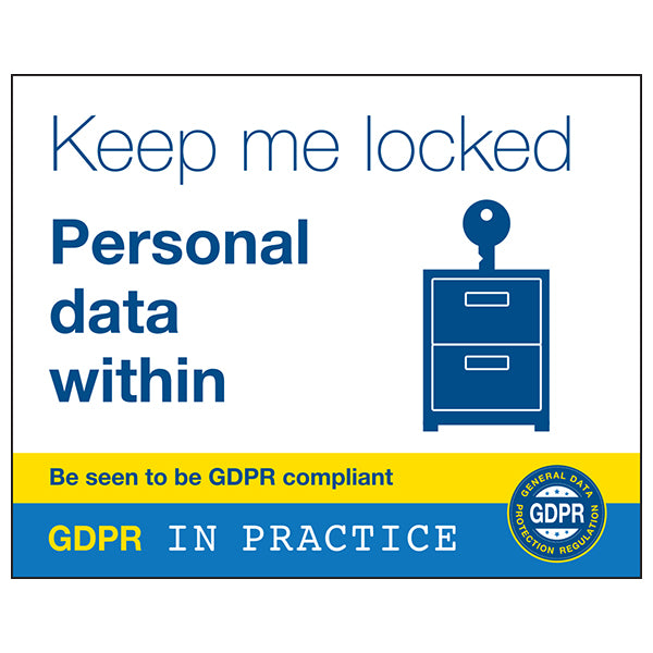 GDPR Sticker - Keep Me Locked Personal Data Within