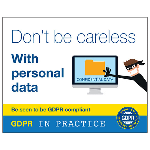 GDPR Sticker - Don’t Be Careless With Personal Data