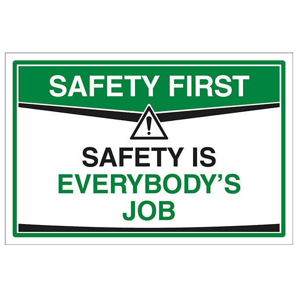 Safety Sign Essential Workplace Reminder For Employees
