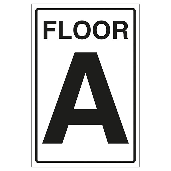 Floor A Safety Sign Clear Wayfinding For Visitors Staff