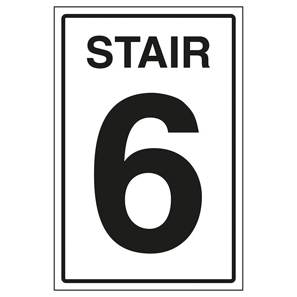 Stairway Safety Sign Clear Navigation For Visitors Staff
