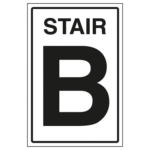 Stair B Safety Sign Clear Navigation For Visitors Staff