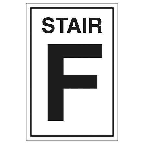 Stairway Floor Safety Sign Clear Navigation For Staff