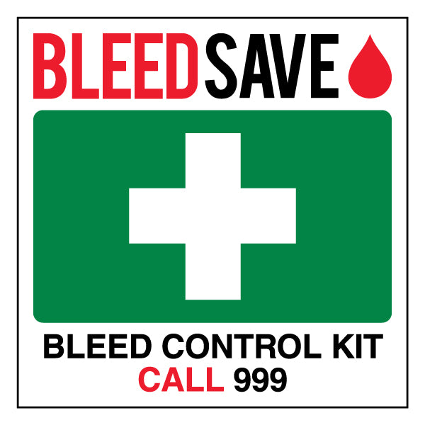 Bleed Control Kit For Staff Self Adhesive Safety Sign Base