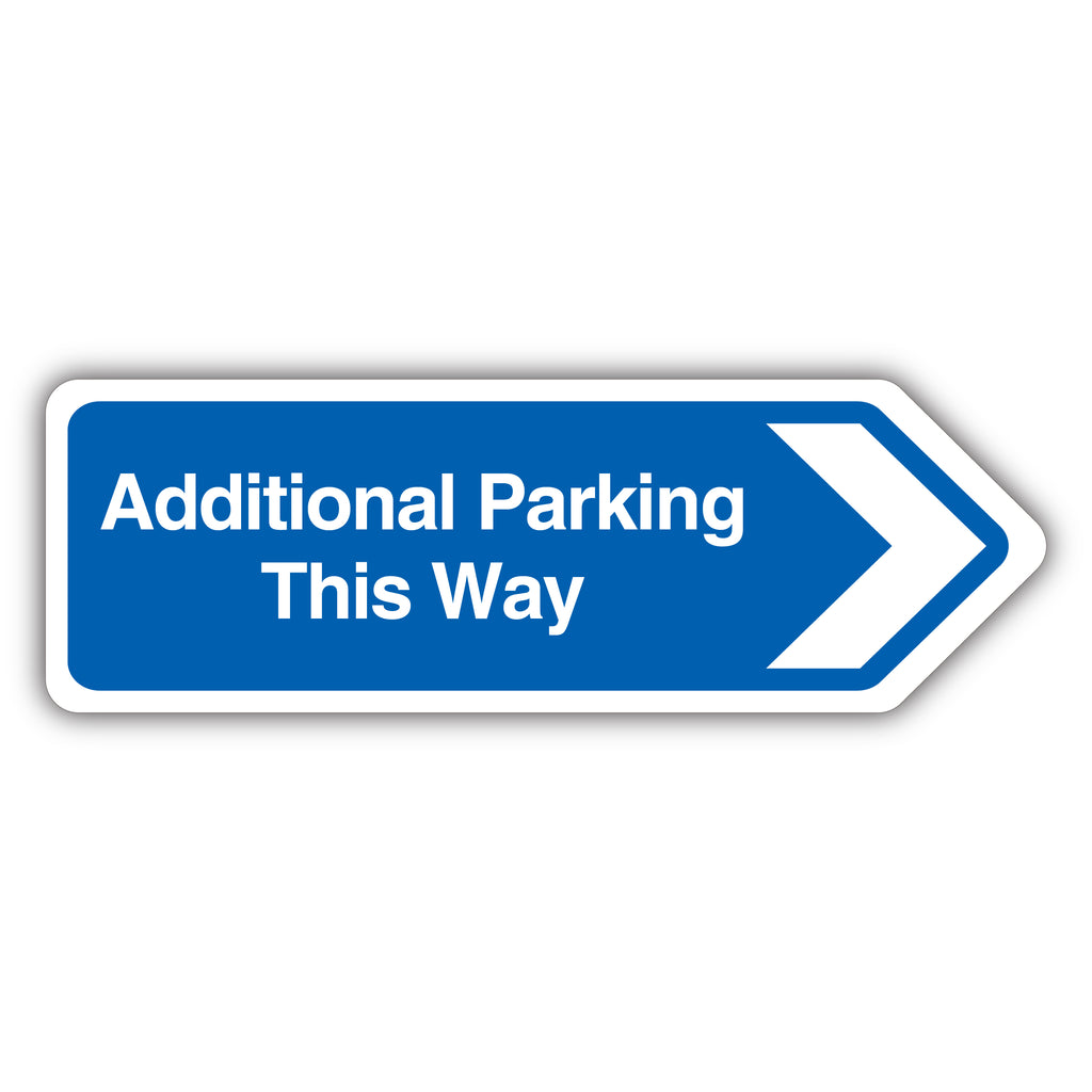 Arrow Right Parking Safety Sign Durable Visibility For Site