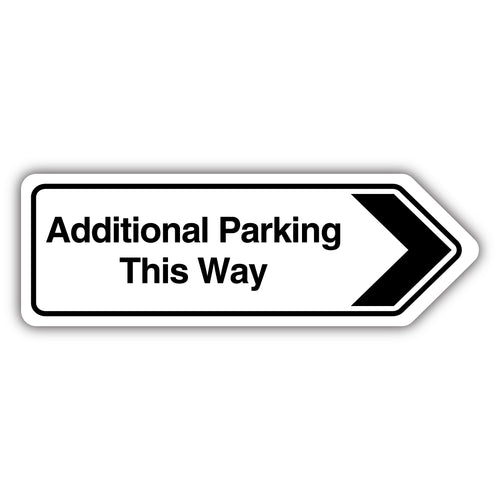Parking Arrow Safety Sign Durable Reflective Site Managers