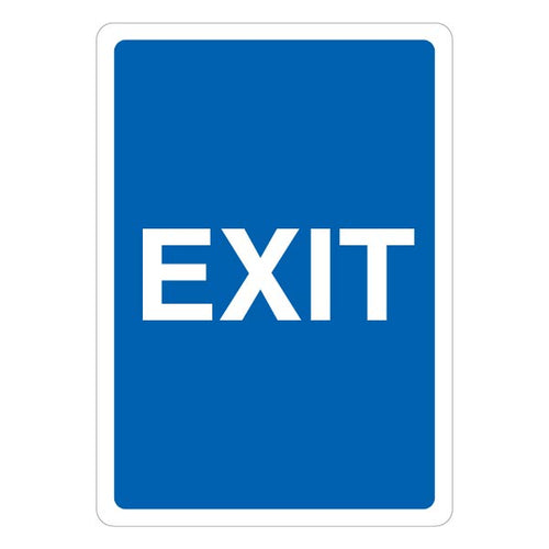 Exit Safety Sign Clear Car Park Guidance For Managers