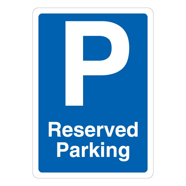 Reserved Parking Safety Sign Durable Official For Staff