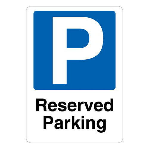 Reserved Parking Safety Sign Durable Official For Business