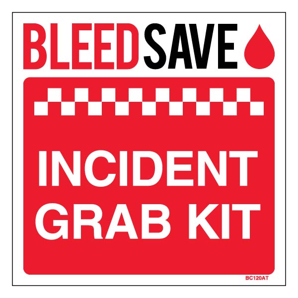 Incident Grab Kit Safety Sign Essential Fast ID For Schools