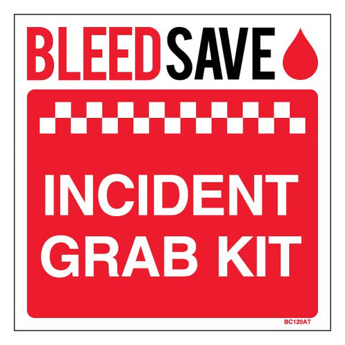 Incident Grab Kit Safety Sign Essential Fast ID For Schools