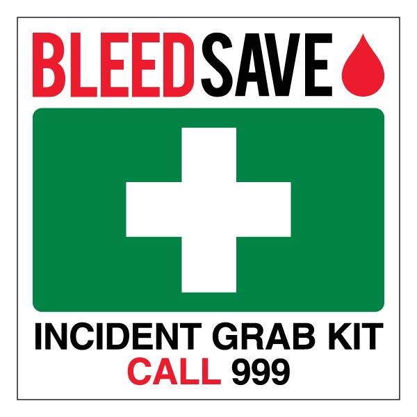 Incident Grab Kit Safety Sign Essential Emergency School