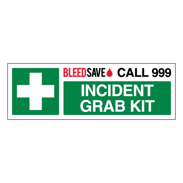 Incident Grab Kit Safety Sign Fast ID For Schools Quickly