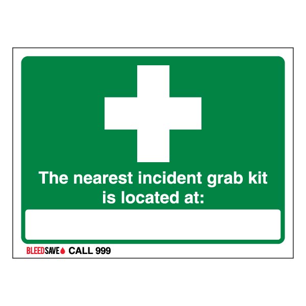 Incident Grab Kit Safety Sign Emergency ID For Schools