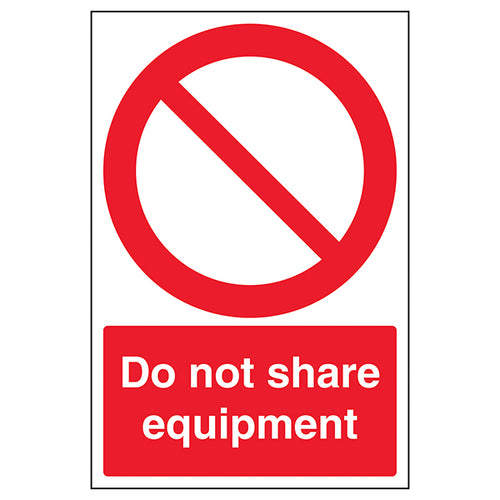 Do Not Share Equipment
