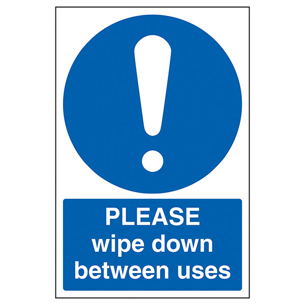 Please Wipe Down Between Uses