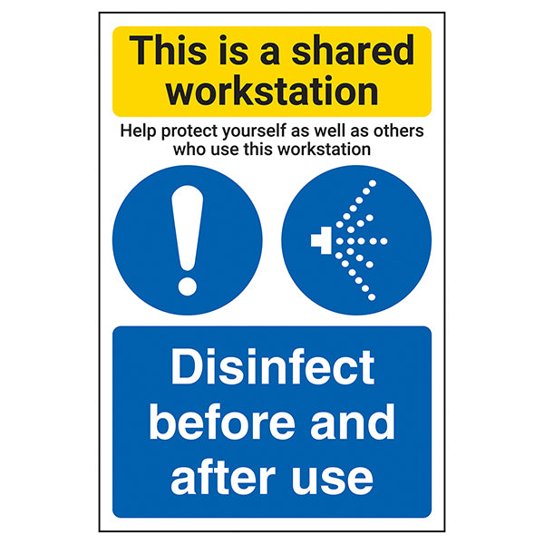 Shared Workstation/Disinfect