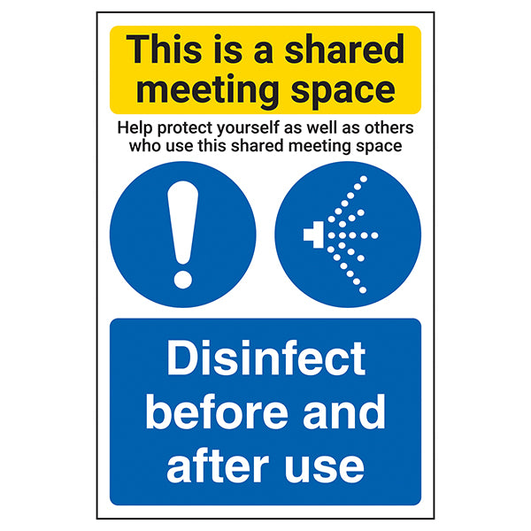 Shared Meeting Space/Disinfect