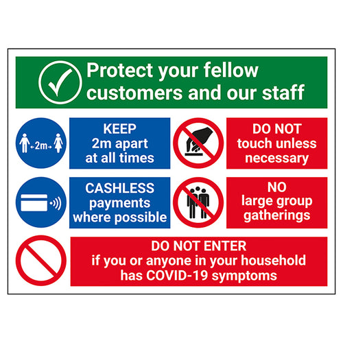 Protect Customers and Staff - Do Not Enter