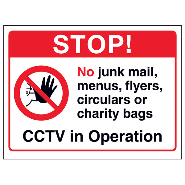 No Junk Mail Sign Stop Unwanted Post For Homeowners