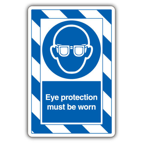 Eye Protection Safety Sign For Workers Visibility ExtraViz