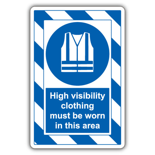 ExtraViz High Visibility Safety Sign Enhanced For Workers