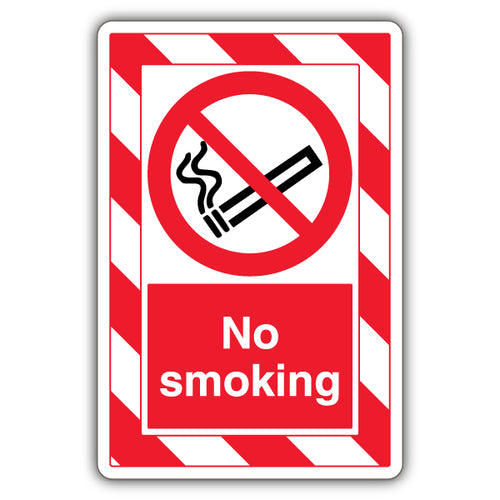 No Smoking ExtraViz High Visibility Safety Sign Workplace