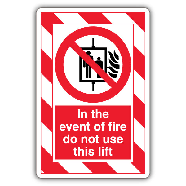 ExtraViz High Visibility Fire Safety Sign For Workplace