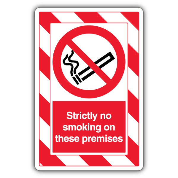 ExtraViz No Smoking Safety Sign High Visibility Workplace