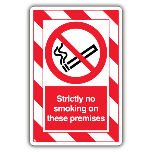 ExtraViz No Smoking Safety Sign High Visibility Workplace