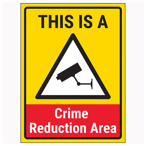 Neighbourhood Watch Crime Reduction Area Safety Sign