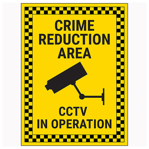 Neighbourhood Watch CCTV Safety Sign Protects Homeowners