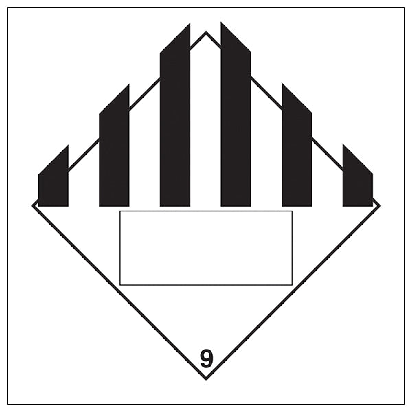 General Hazard 9 Safety Sign Durable Vinyl For Worksites