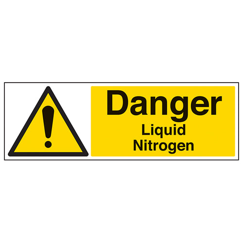 Danger Liquid Nitrogen Safety Sign Workplace Compliance